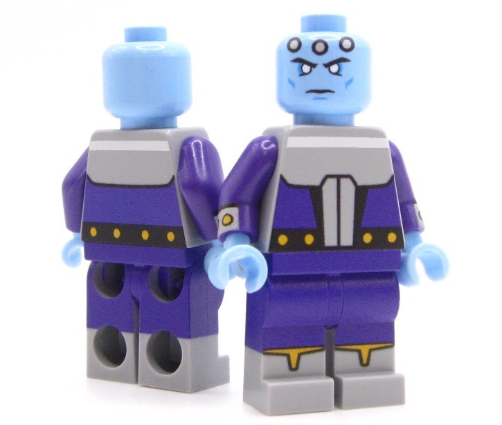 Custom Superman Animated Series Brainiac Printed on Official LEGO® parts