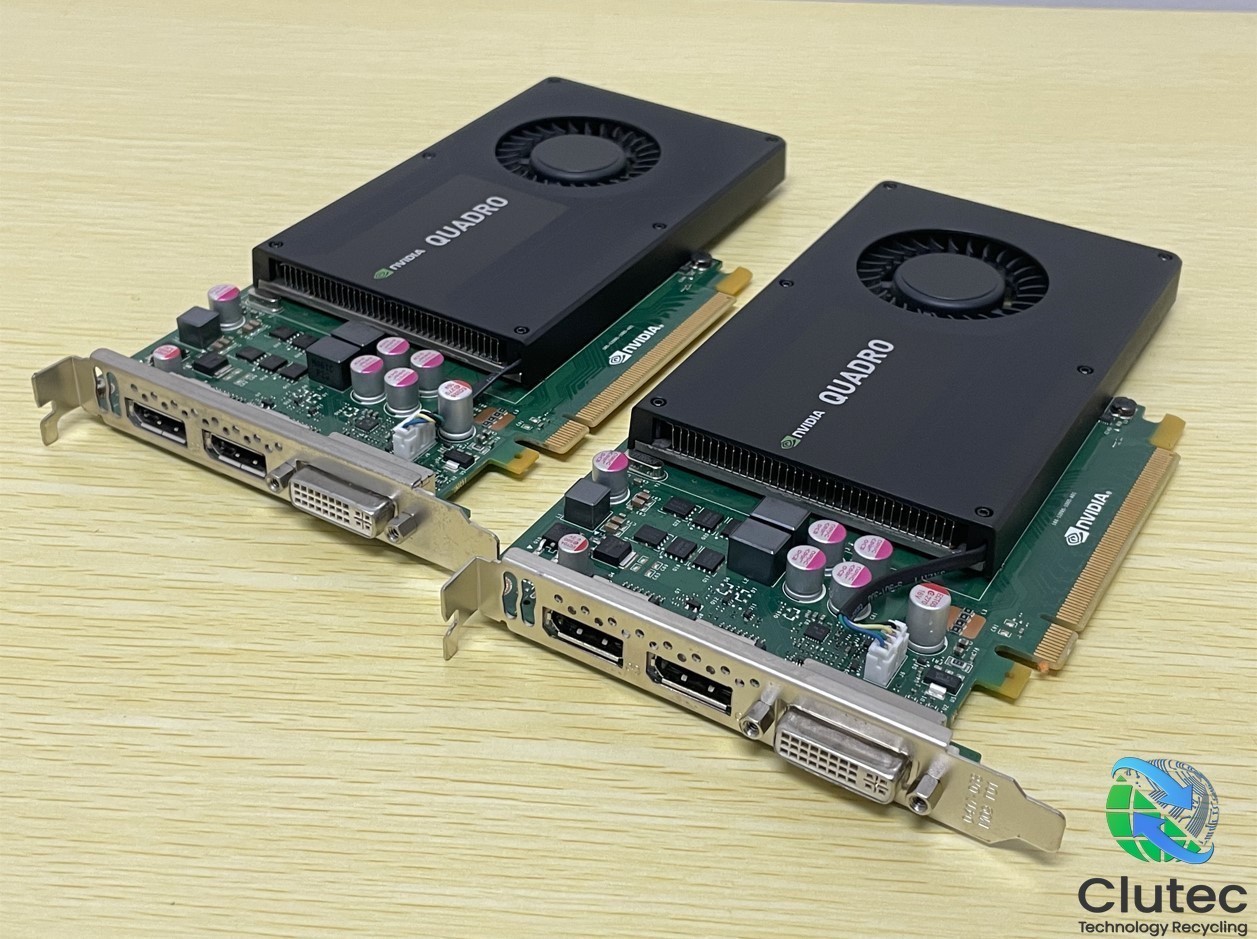 QTY LOT OF 2 NVIDIA QUADRO K2000 PCIE-E Displayport/DVI Video Cards