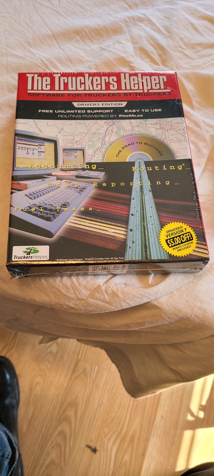 The Truckers Helper Software For Truckers by Truckers Software New in Box