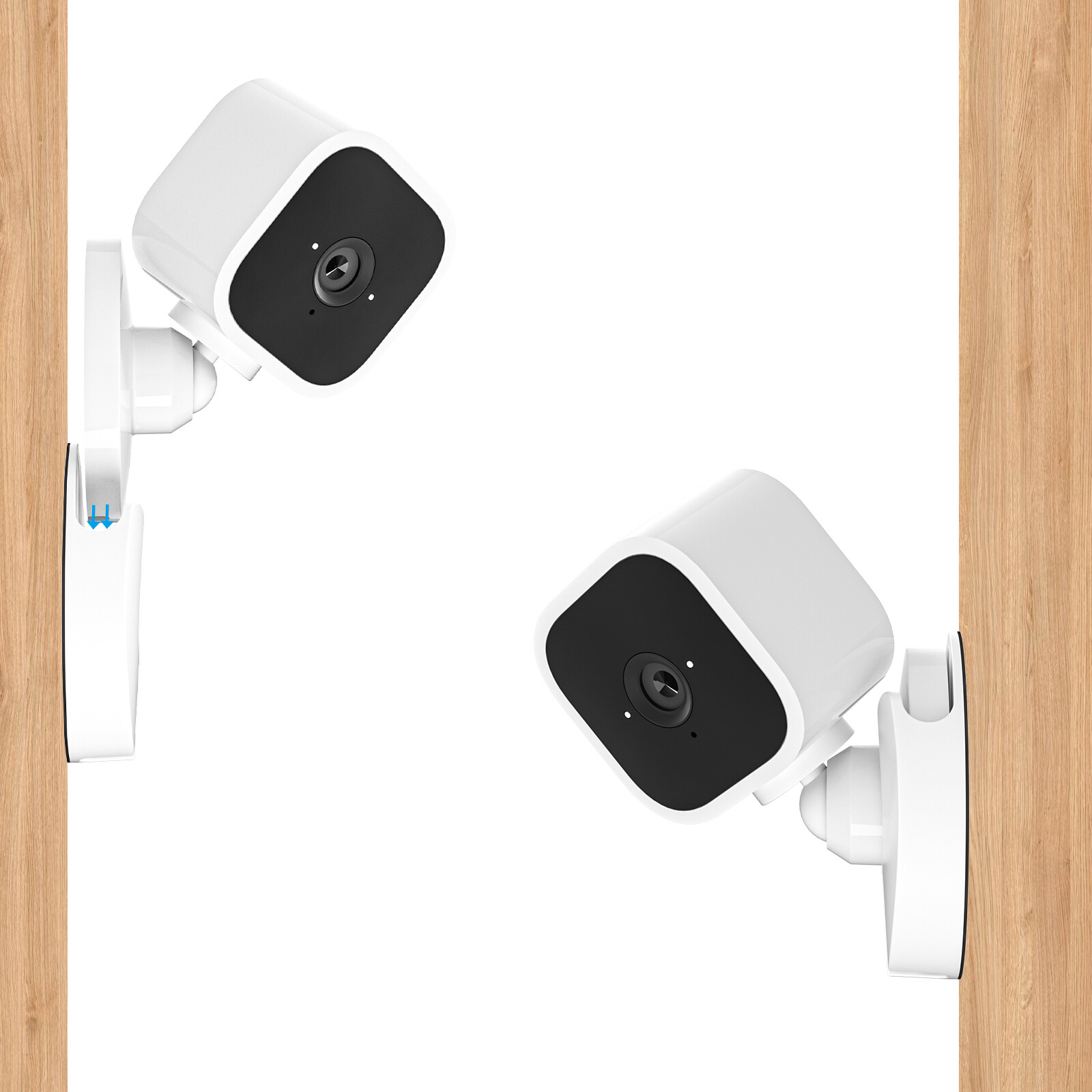 HOLACA No-Punch Quick Mount for Blink Mini Indoor Home Security Camera (3pack)