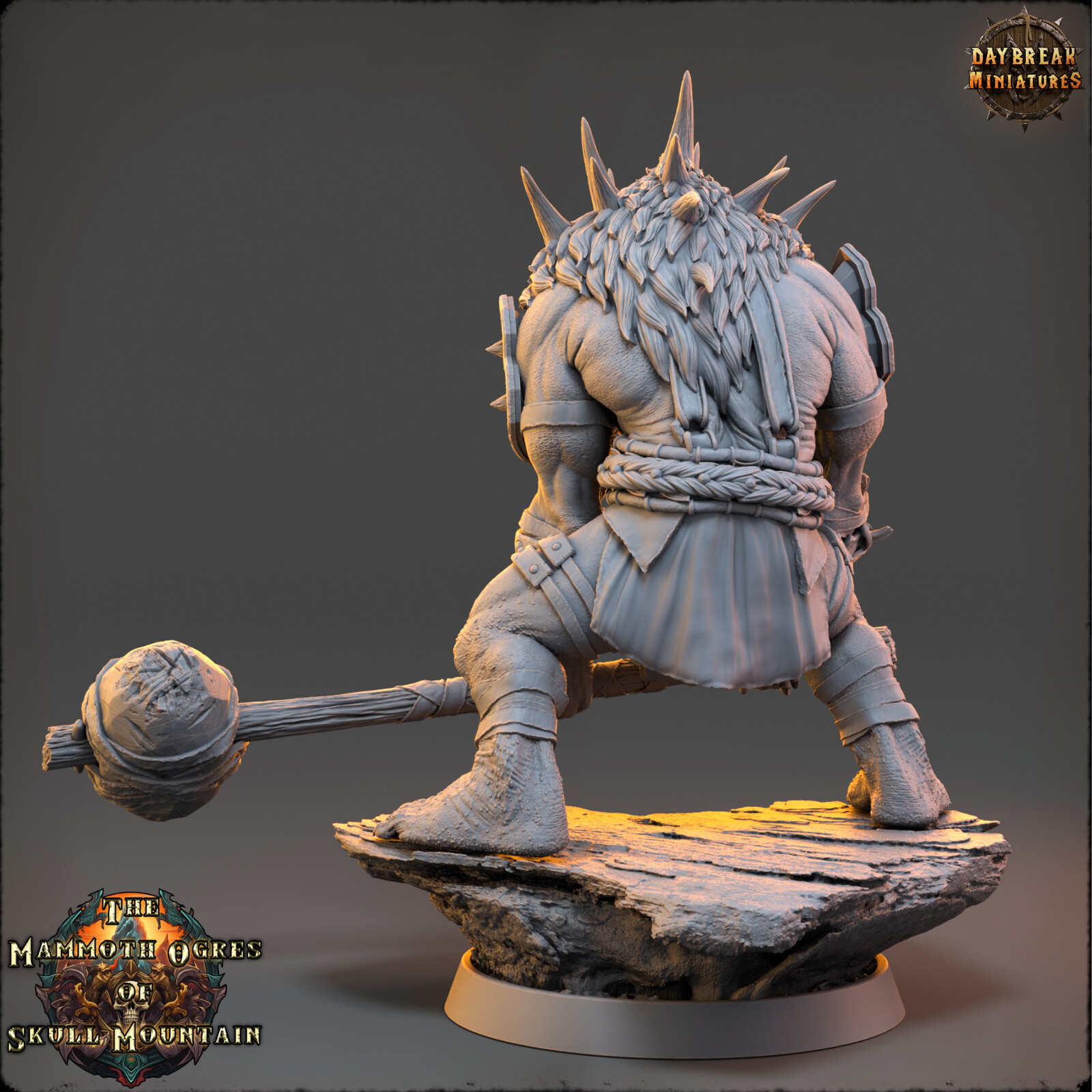 Troll Ogre Jolan | DayBreak Miniatures | Compatible with D&D/AOS