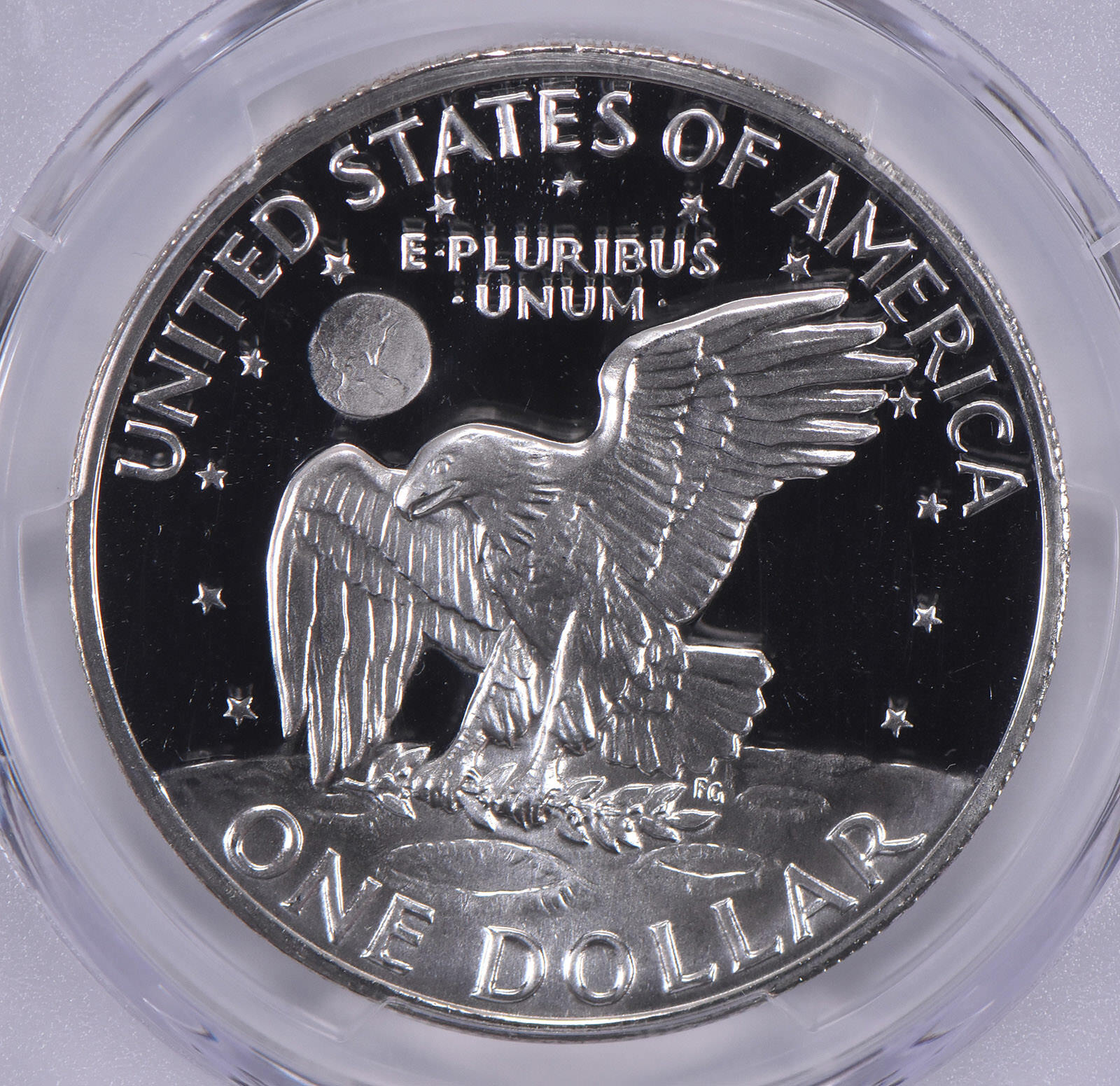 1971-S Eisenhower Dollar Silver PR70 DCAM PCGS Blue Label