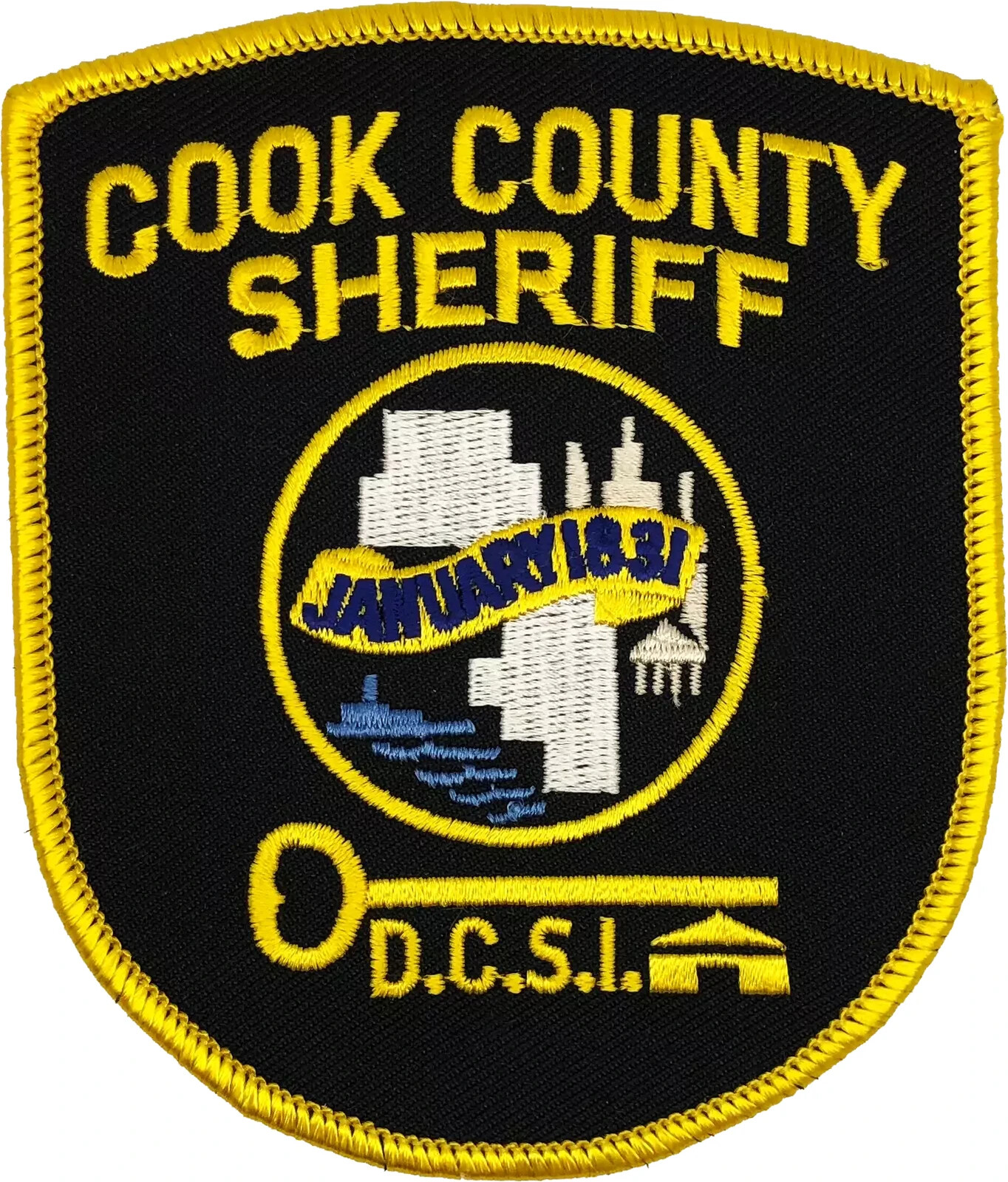 Cook County Sheriff PATCH Correctional Dep Jailers Key DCSI NEW!!!