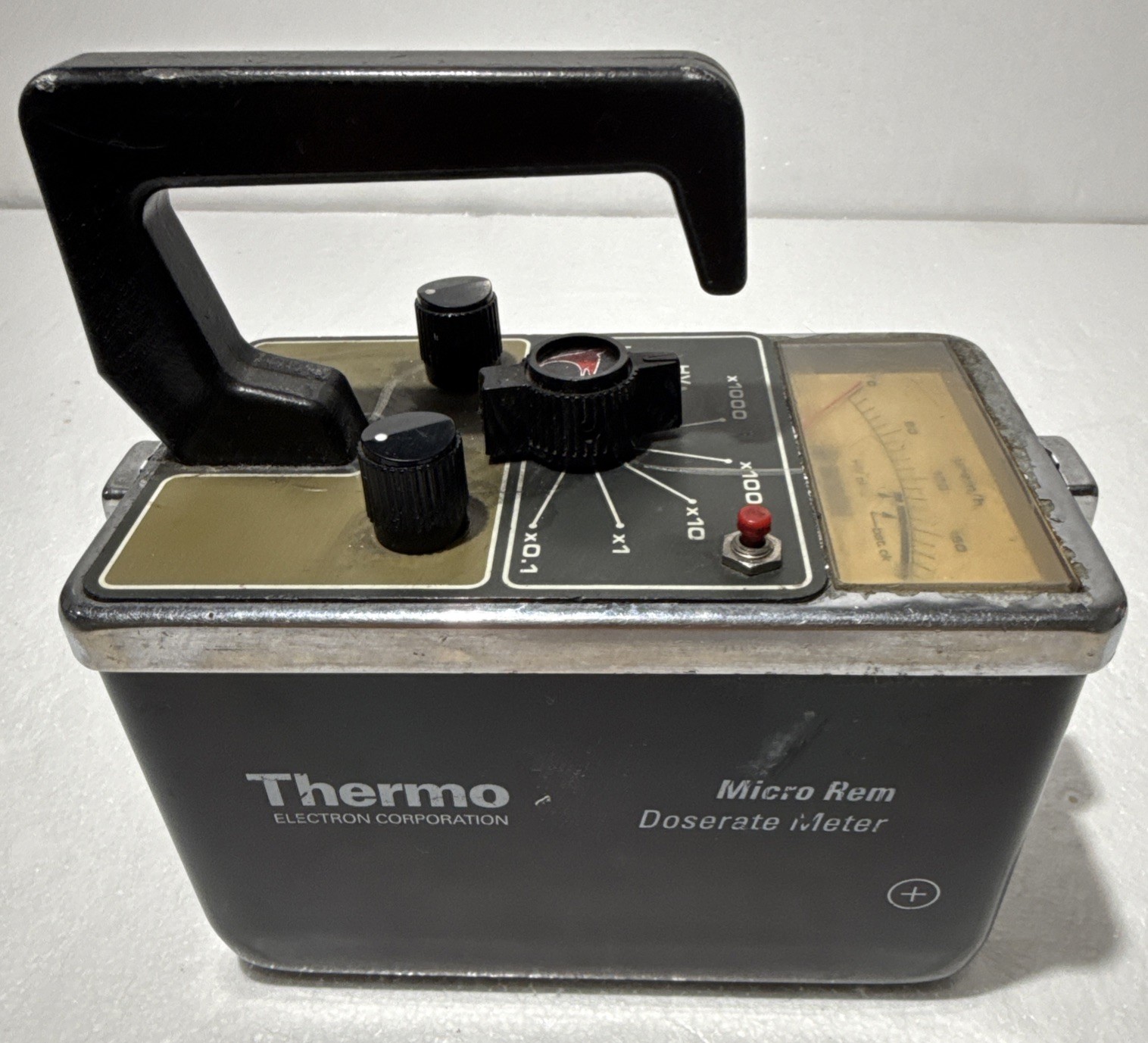 Thermo Scientific Micro Rem Survey Meter Radiation Detector Range Selector Dial