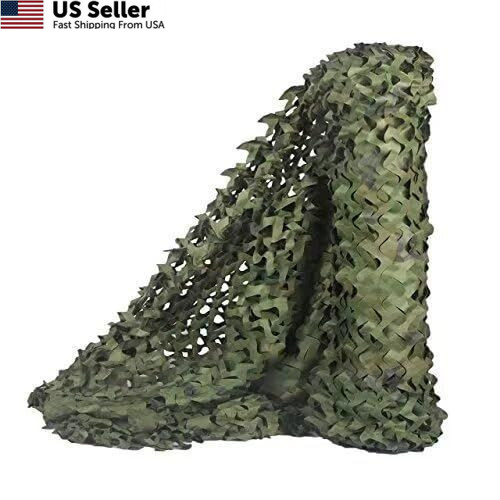 Sitong Bulk Roll Camo Netting for Hunting 1.5Mx2M(4.9ftx6.6ft), Woodland