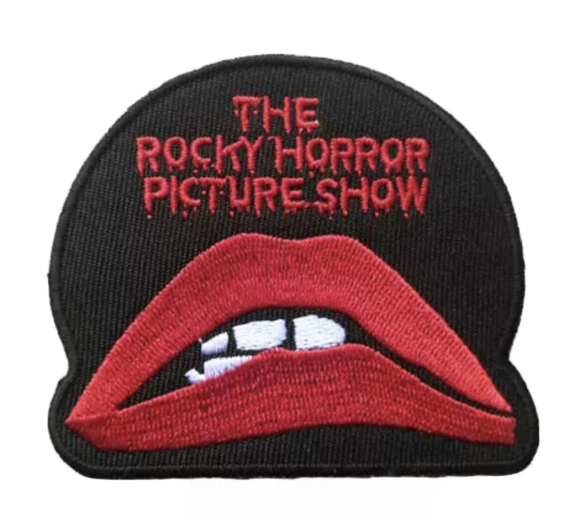 Rocky Horror Picture Show 2.75”X2.5” Embroidered Patch Comedy Movie Currie Lips