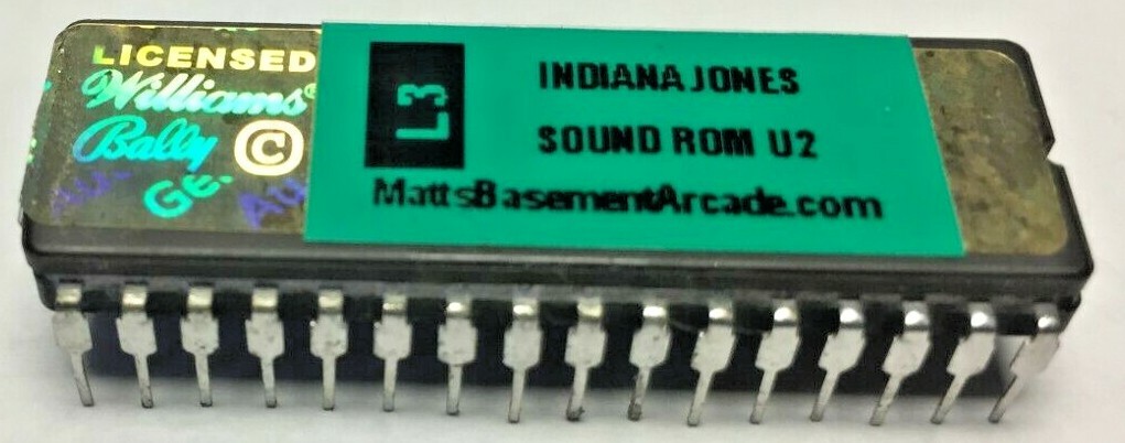 Indiana Jones: The Pinball Adventure - Sound Rom L-3 [U2] [Williams] EPROM
