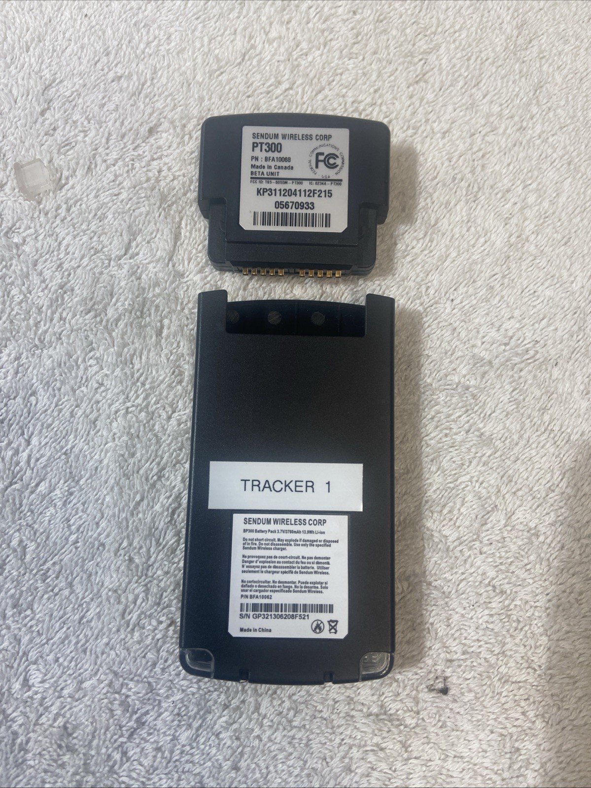 Sendum Wireless Corp PT300D Wireless Tracking Device Black