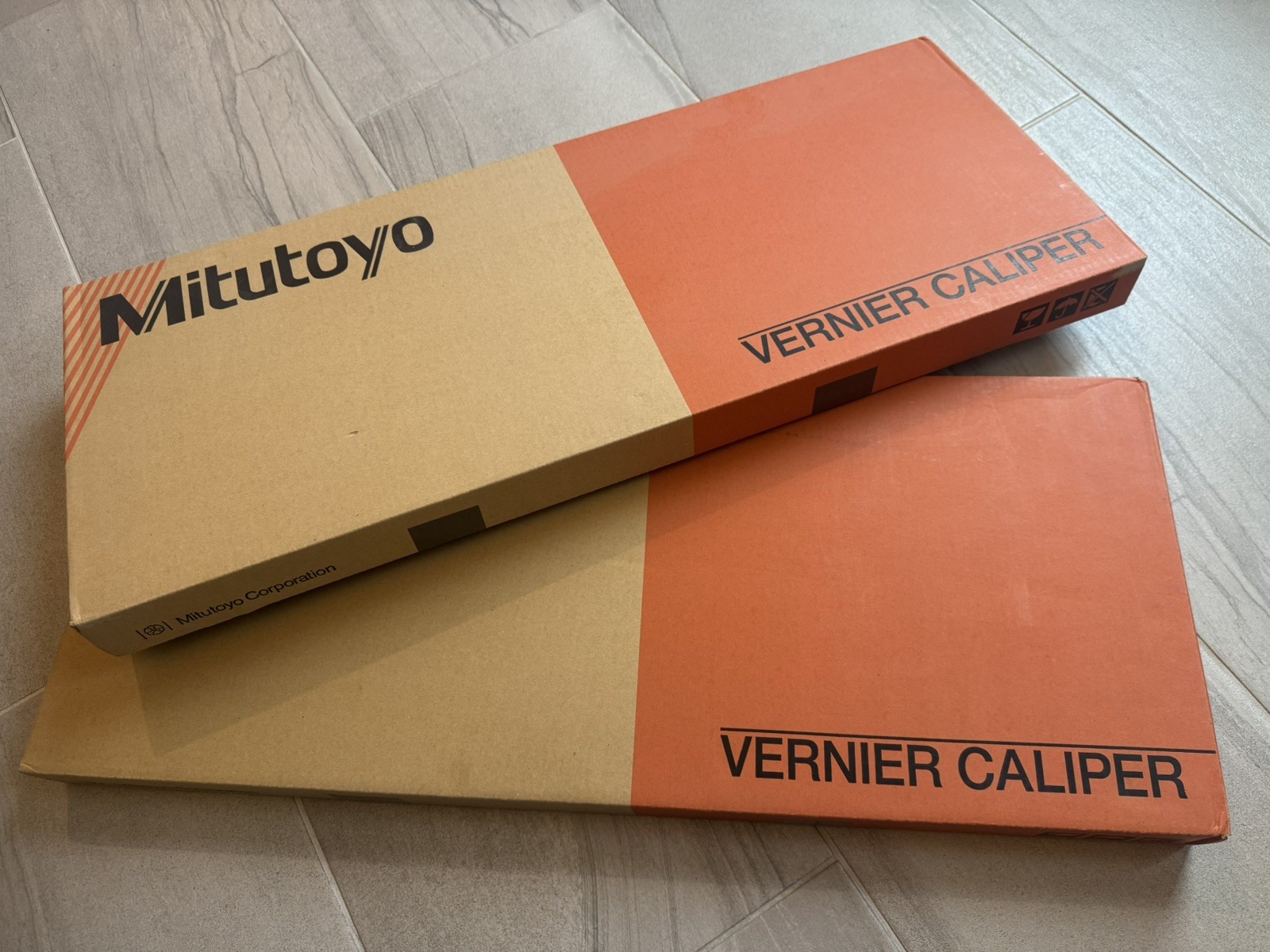 Mitutoyo 534-118 Vernier Caliper, Steel Nib Style, Long Jaw 0-20" Range, 0.003"