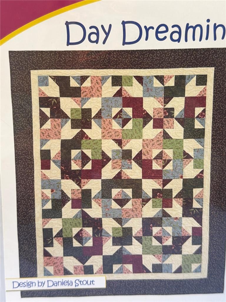 COZY QUILT DESIGNS Quilt Pattern DAY DREAMING Fat Quarters Anonymous 4 Sizes