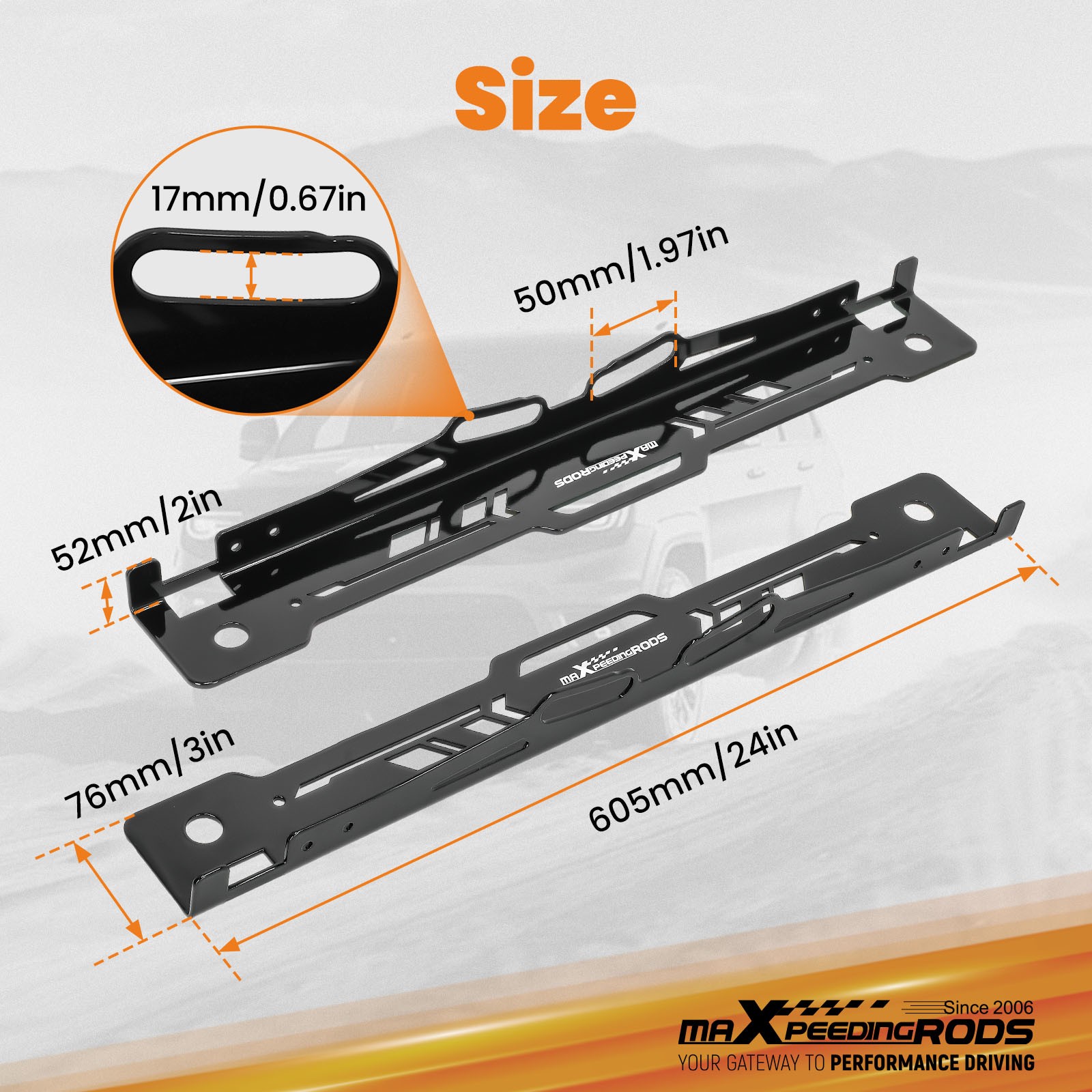 2PCS HEAVY DUTY WHEEL ALIGNMENT TOOL KIT - BLACK TOE ALIGNMENT TOOL PLATES