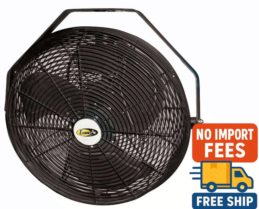 Outdoor or Indoor 18" Waterproof Barn Fan Corrosion Resistant with Pull-String