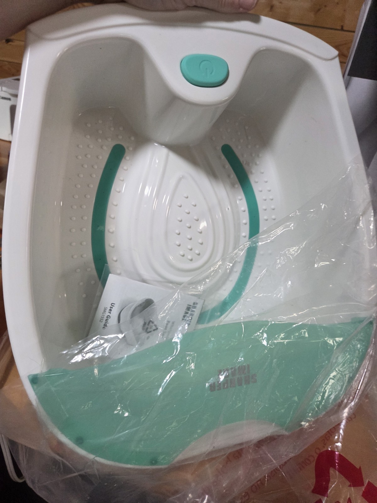 2018 Sharper Image Whirlpool Foot Spa Circulation Calluses Bubble Jets Massage