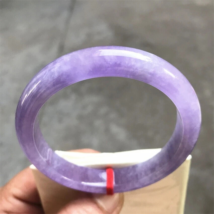 Real Natural AA high Ice purple Myanmar Jade jadeite bracelets bangle 58MM