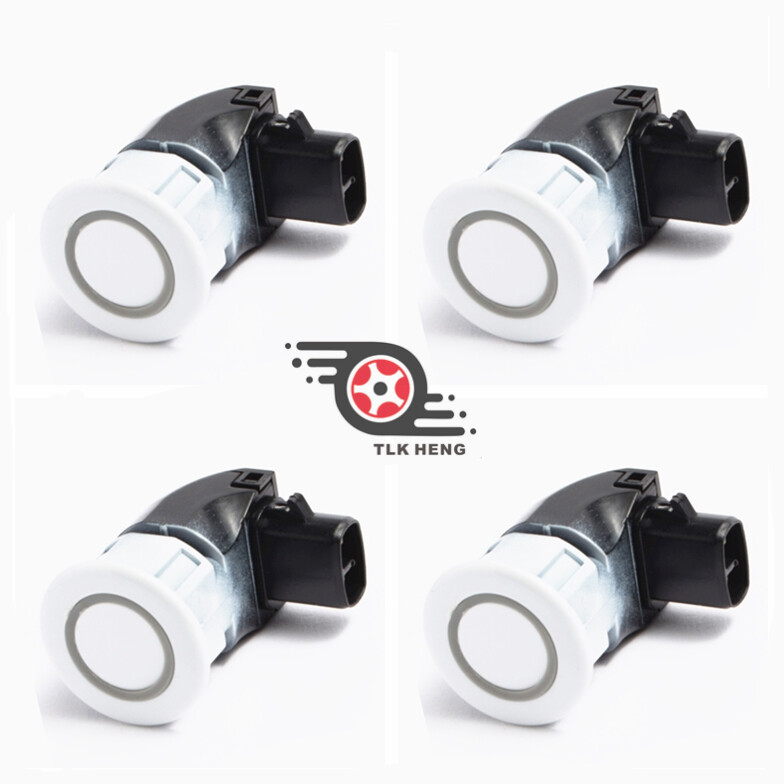 4PCS 89341-30020-A0 PDC Parking Sensor For LEXUS IS250 IS350 GS30 GS450 White