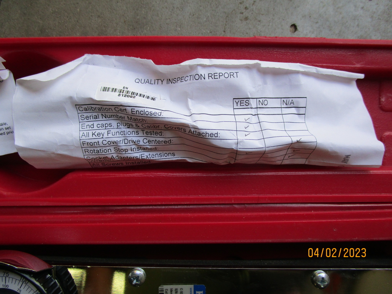 Proto Tools J6121F Torque Wrench 0-175 Lbs New