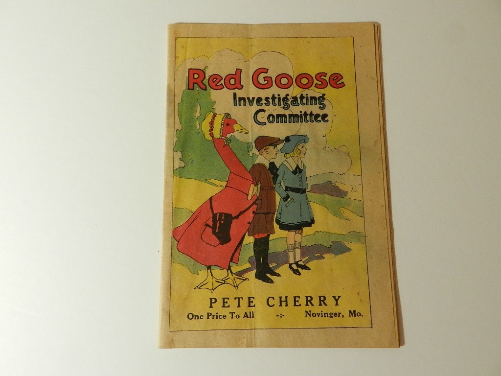 VINTAGE RED GOOSE SHOES INVESTIGATING COMMITTEE KID'S BOOKLET- RARE