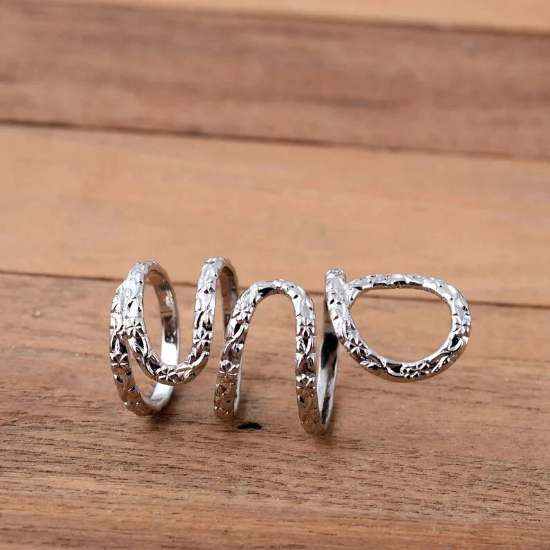 Arthritis Ring full Finger Ring Splint Knuckle Ring, 925 Silver Ring All Size R9