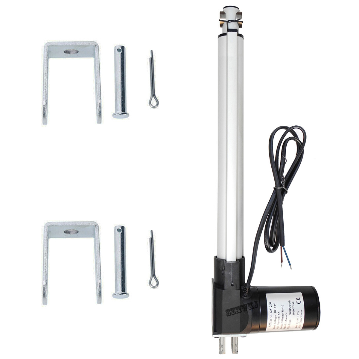 Electric LCD Solar Tracker Controller & 2*6000N 16" Linear Actuator & Anemometer