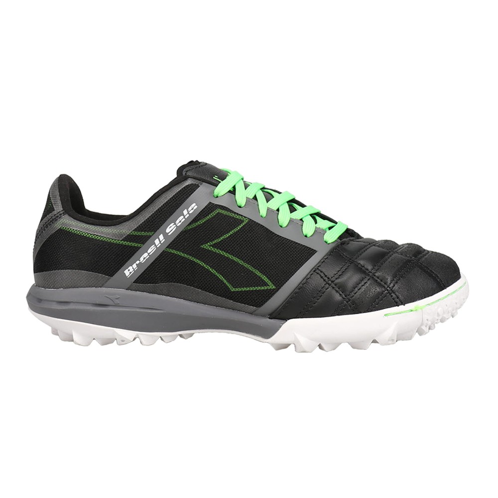 diadora Brasil Sala Turf Soccer Mens Black Sneakers Athletic Shoes 176272-C6394
