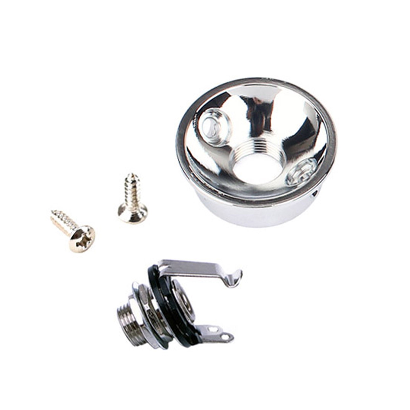 Metal Socket Jack Plate Holder For Telecaster TL Electric Guitar assembly Kits