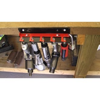 Lisle 5-Slot Locking Air Tool Holder