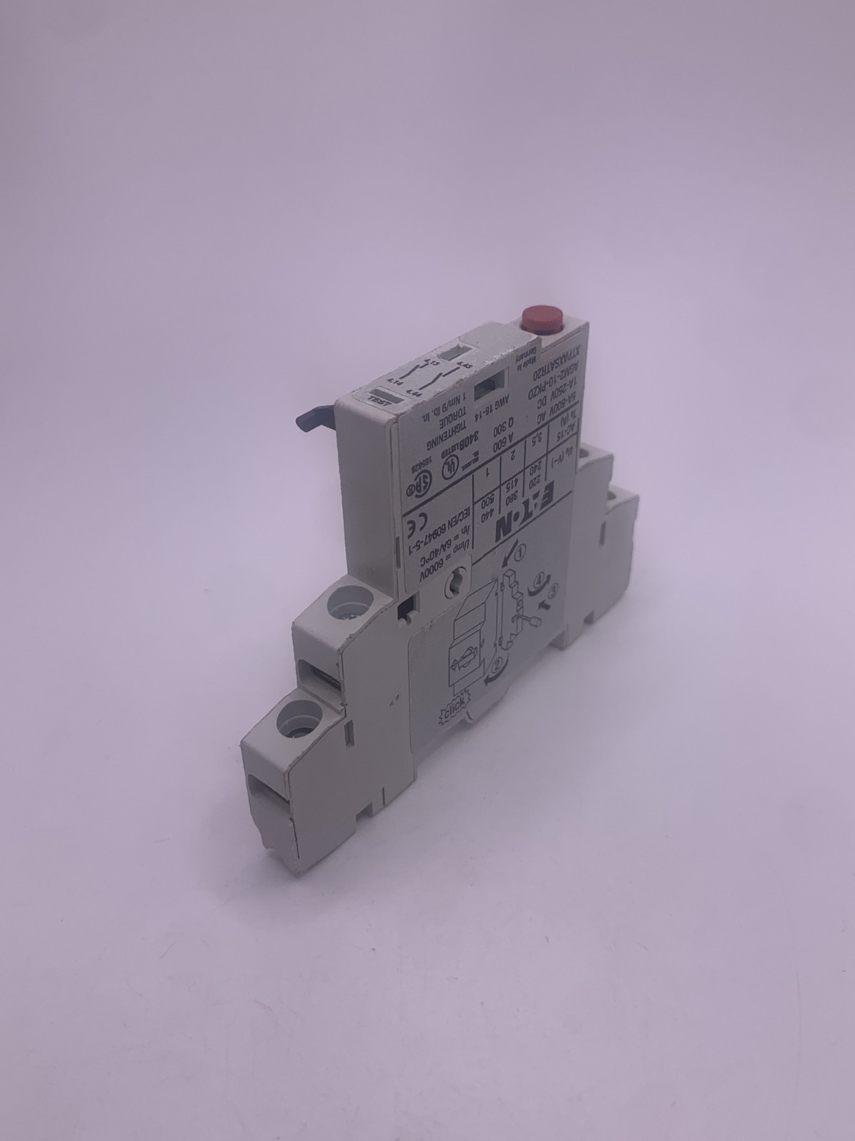 Eaton XTPAXSATR20 Side-Mount Trip Indicating Auxiliary Contact 2 x 1NO