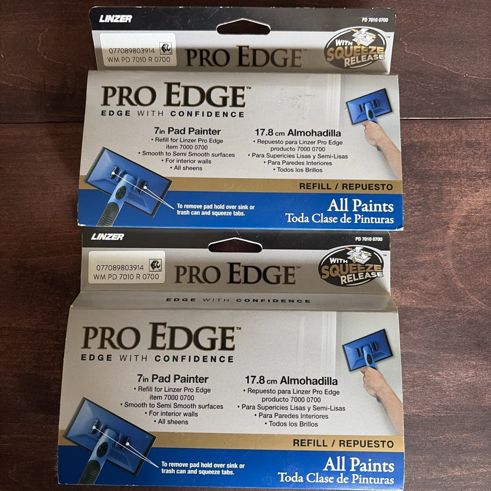 Linzer 7in. Smooth/ Semi Surface PD-7010-7 Pad Edge Painter Refill Pro Edge-2 Pk