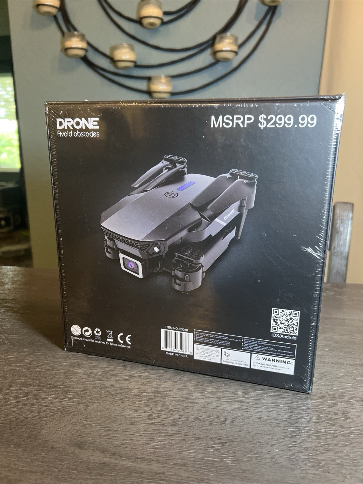 SMS Drone Avoid Obstacles 4K Camara Black MSRP: $300 Never used FREE SHIPPING!