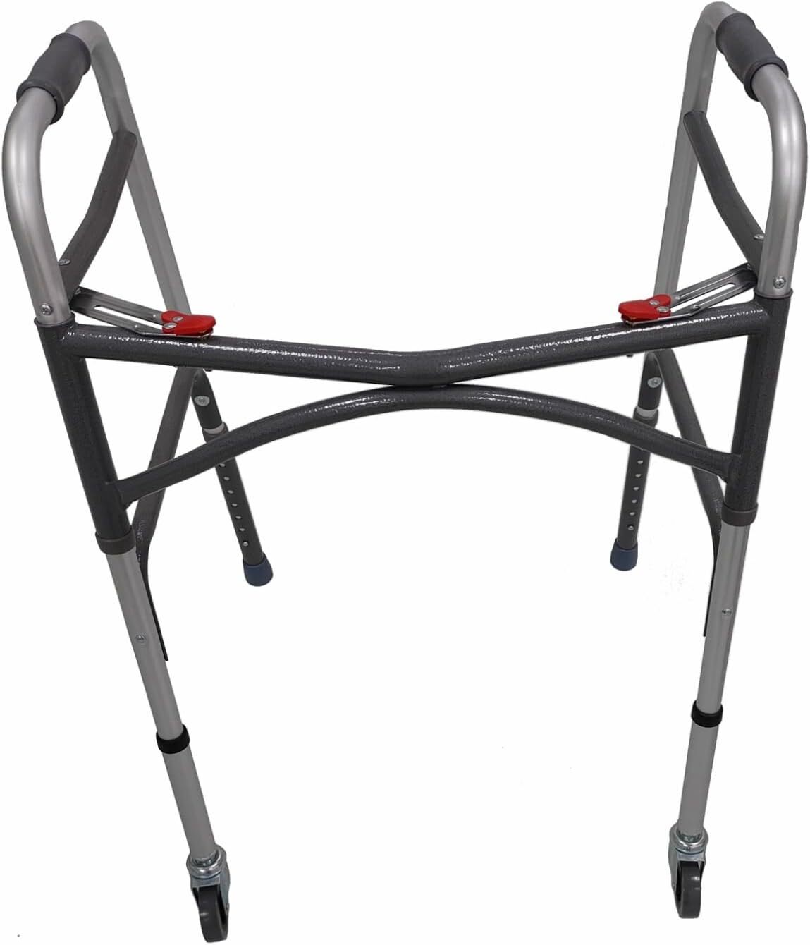 Walker Wheels Swivel Universal Walker Caster Wheel with 5 Height Adjustable Re
