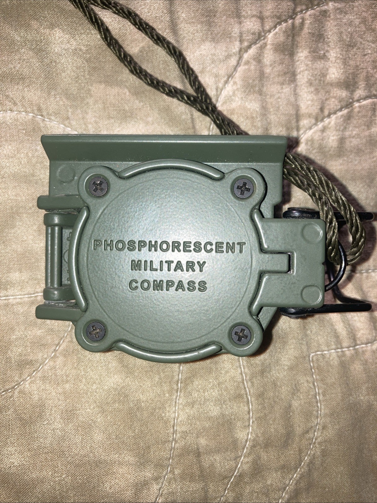 Phosphorescent Military Compass