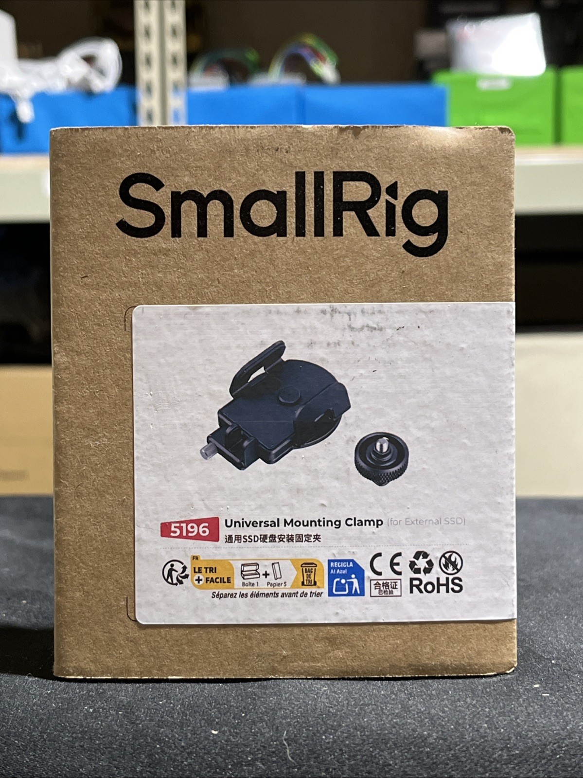 SmallRig Universal Mounting Clamp SSD Holder MagSafe Compatible New/Open Box