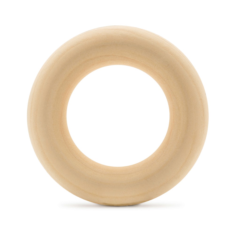 Unfinished Wood Rings, 3", for Crafts, Macrame and Jewelry | Woodpeckers