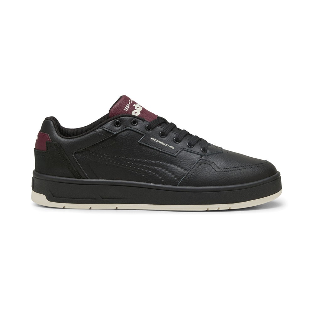 PUMA Porsche Legacy Court Classic Lux  Mens Black Sneakers Casual Shoes 30887001