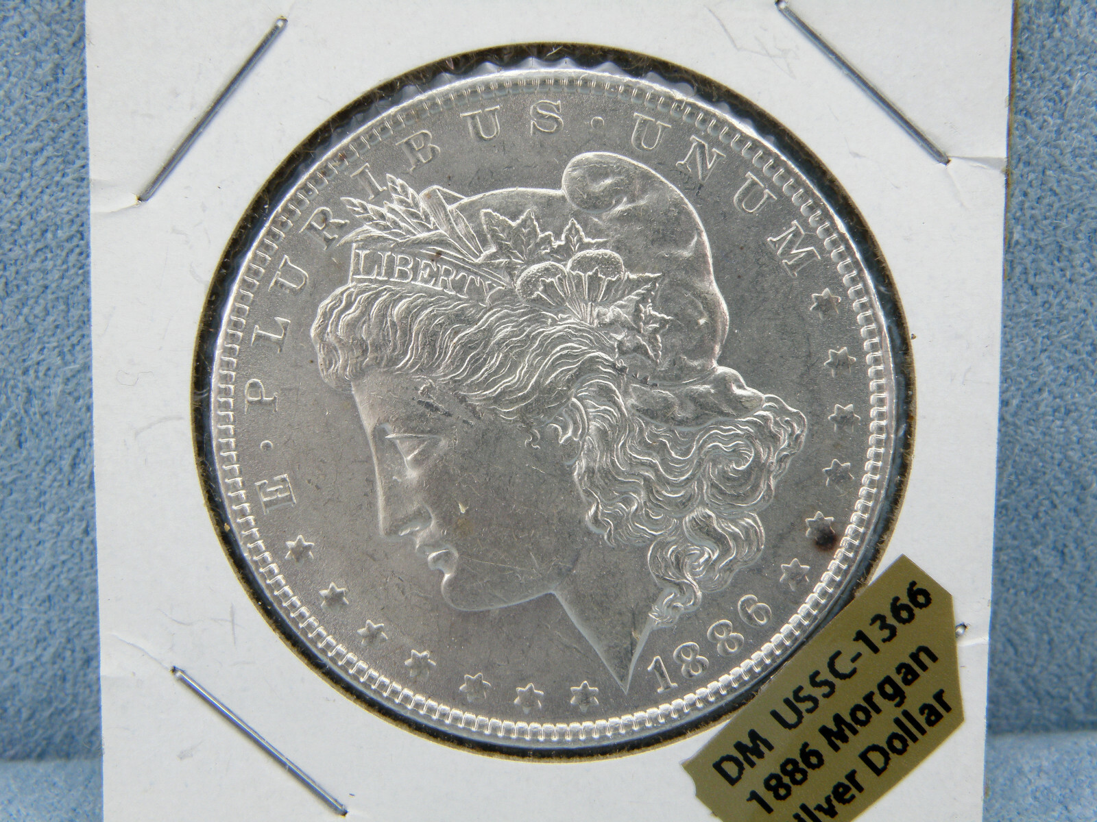 1886-P Morgan Silver Dollar AU / Almost Uncirculated Condition