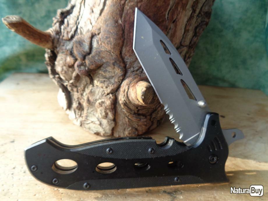 Heavy Duty Large 9.25" Tanto Linerlock Folding Pocket Knife - Free Shipping!
