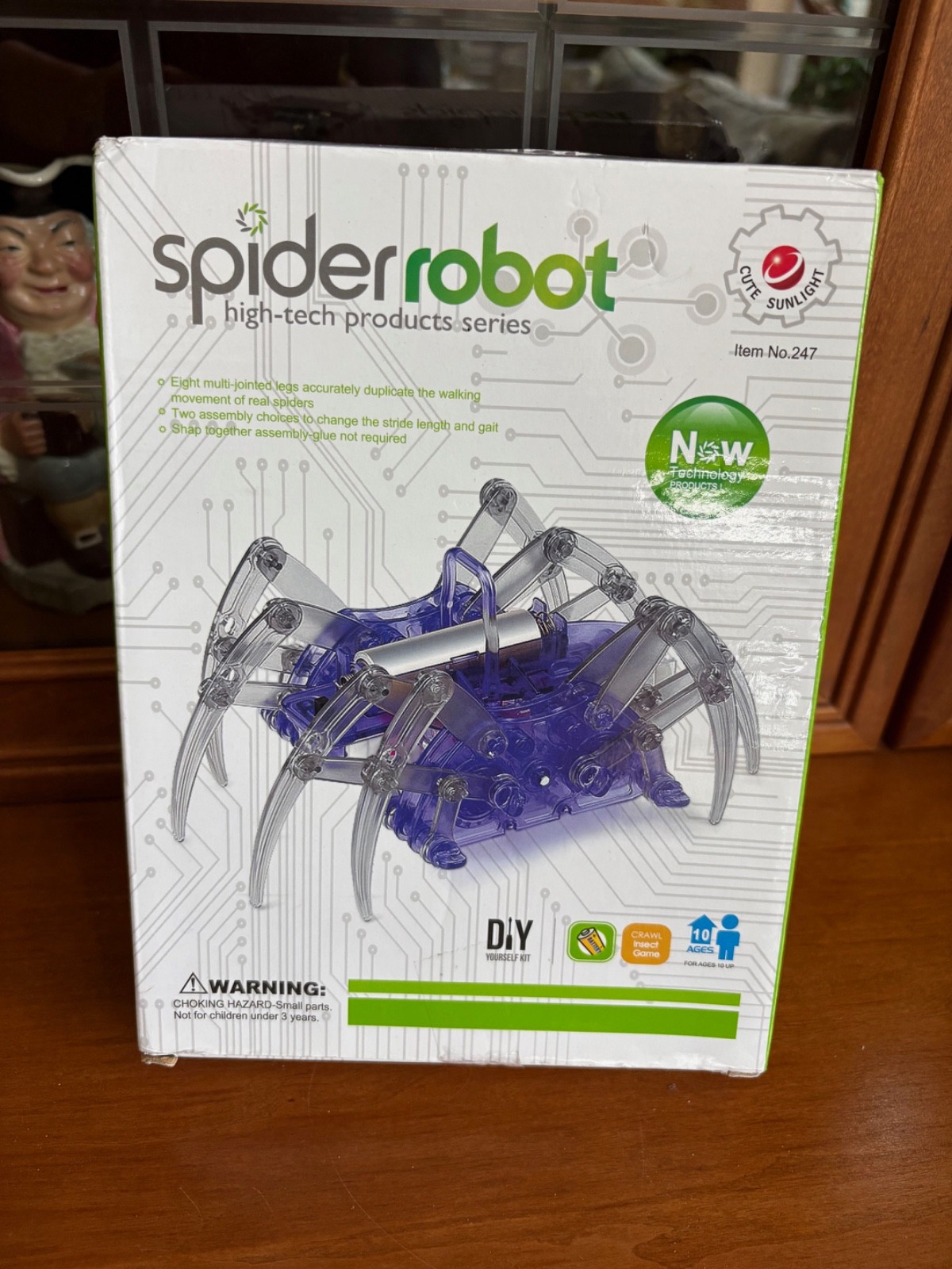 Spider Robot High Tech Products Series Kit. No. 247 DIY Sealed Contents Age 10