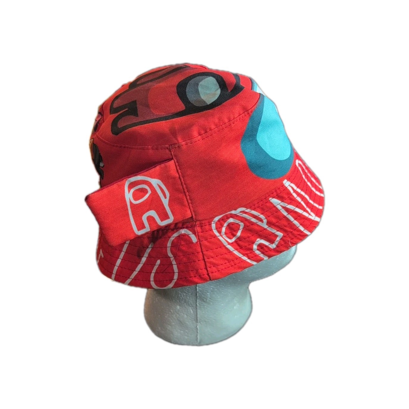 Among Us Kids Red Bucket Hat
