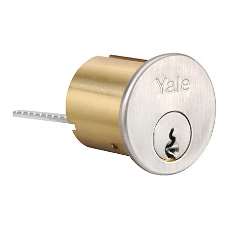 Assa Abloy Accentra 1109 626 Para Rim Cylinder, Satin Chrome Finish, Grade 2