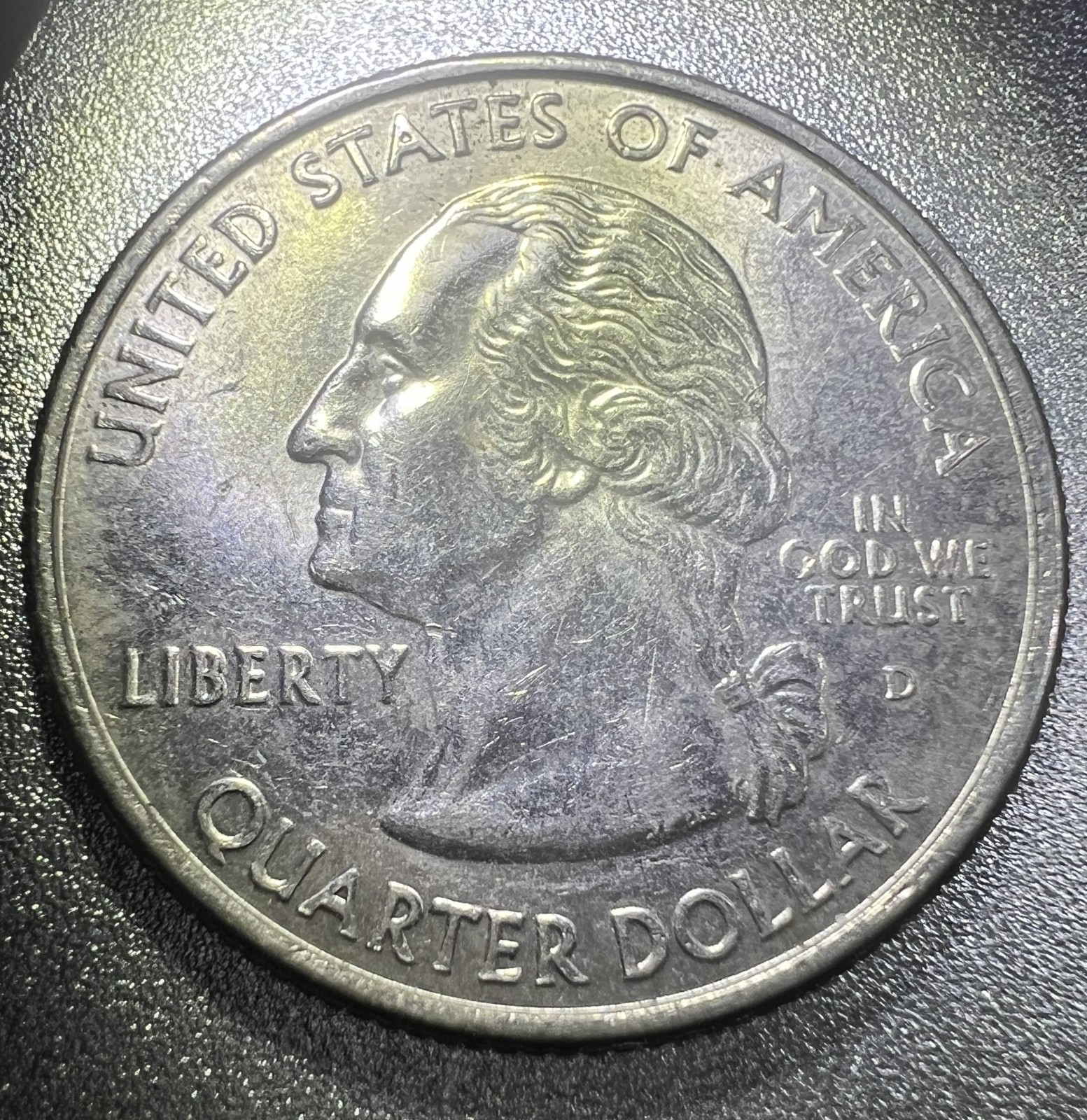 2007 D Montana Circulated Quarter Die Grease Errors