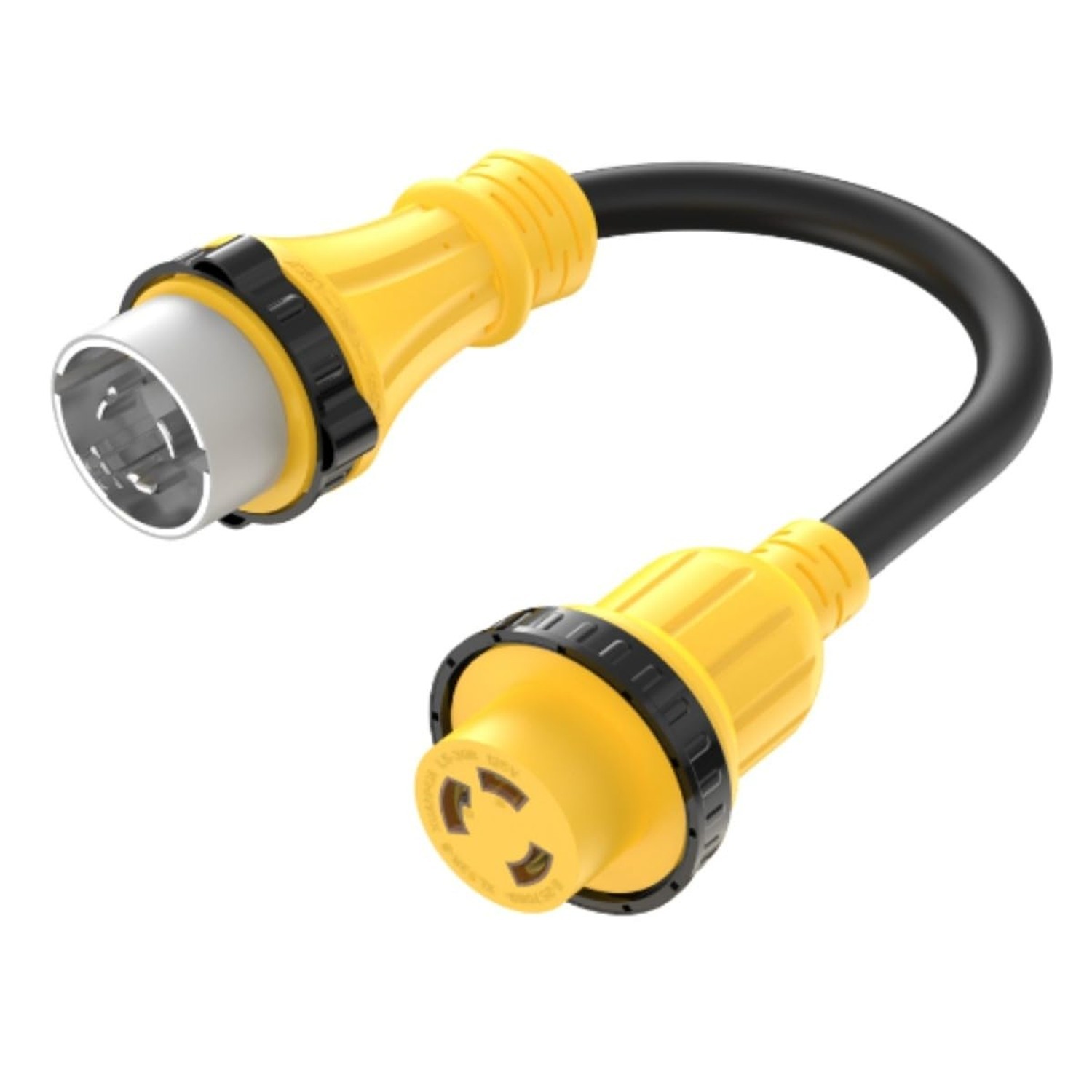 Marine Shore Power Adapter Cable 50-Amp to 30 Amp Nema SS2-50P to L5-30R, Mar...