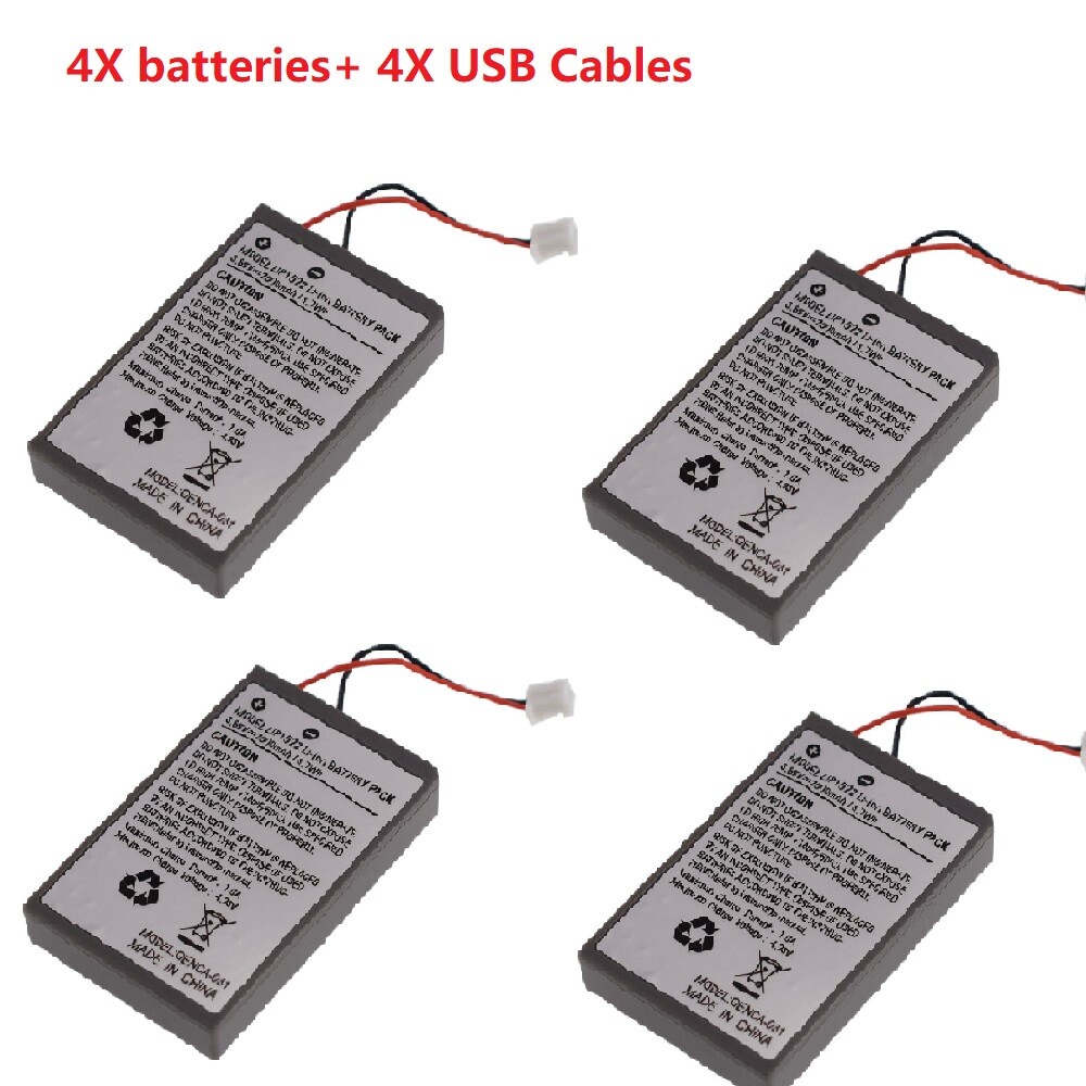 New Replacement battery For Sony PS4 Wireless Controller 2000mAh & USB Cable