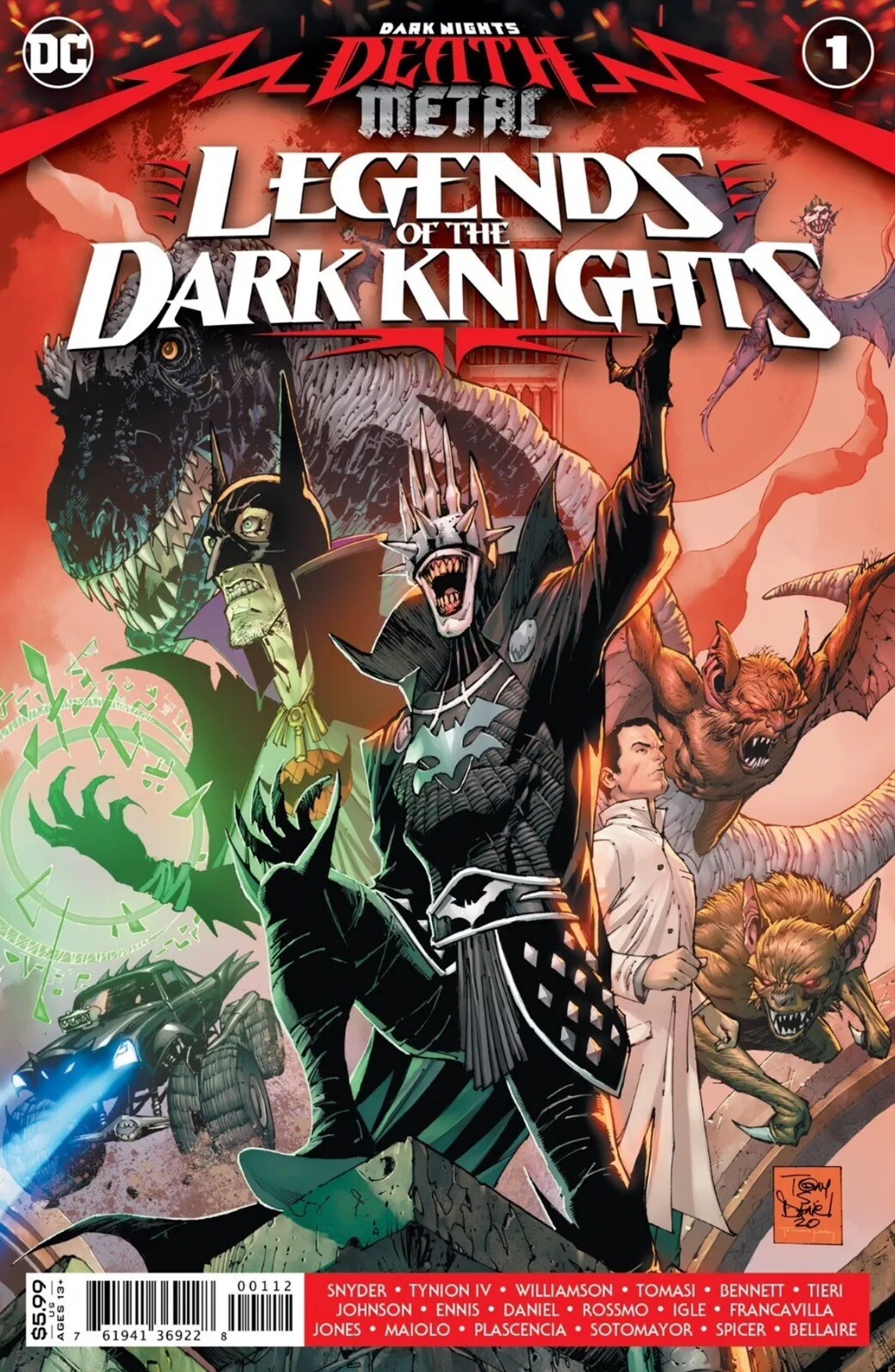 DARK NIGHTS: DEATH METAL LEGENDS OF  DARK KNIGHTS #1 2nd Print NM 1st appearance