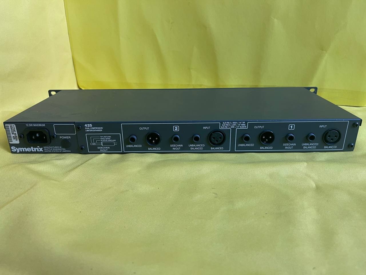 Symetrix 425 Dual Compressor Limiter Expander 1U Rack Unit RE