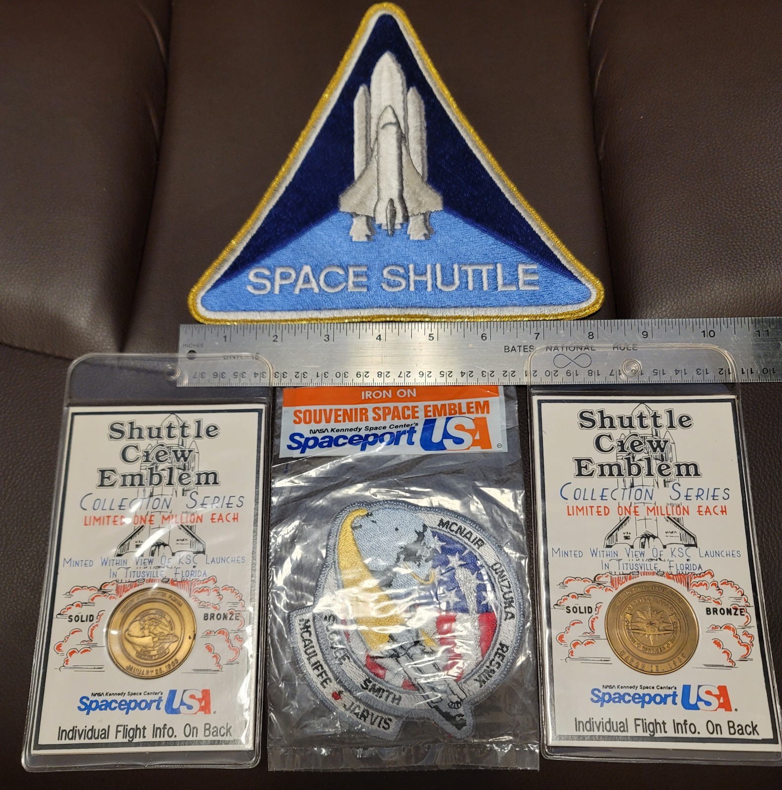 Vintage 1980's Original Official SPACE SHUTTLE PATCHES & COINS NEW
