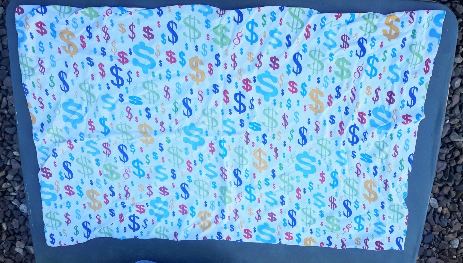Joe Boxer $ Dollar Sign Money Standard Pillowcase Twin Bed Size