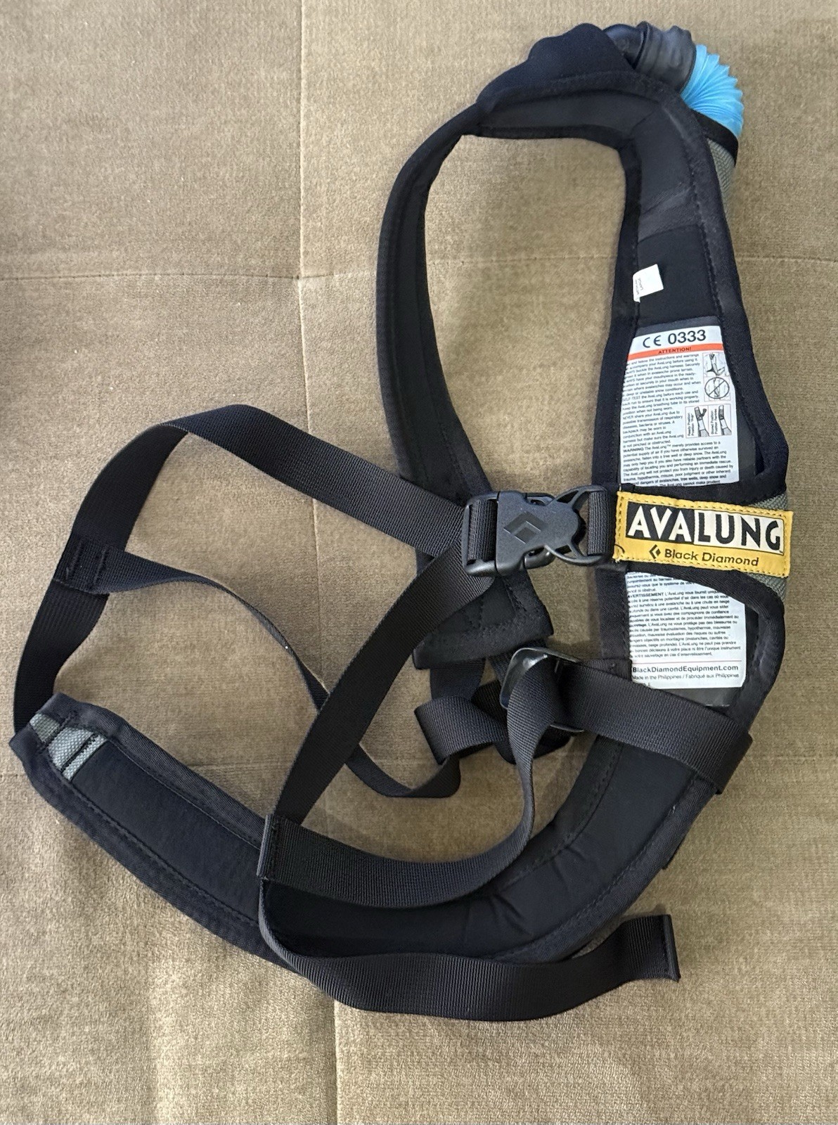 Black Diamond Avalung II Size M/L Medium/Large Avalanche Survival System, Used￼