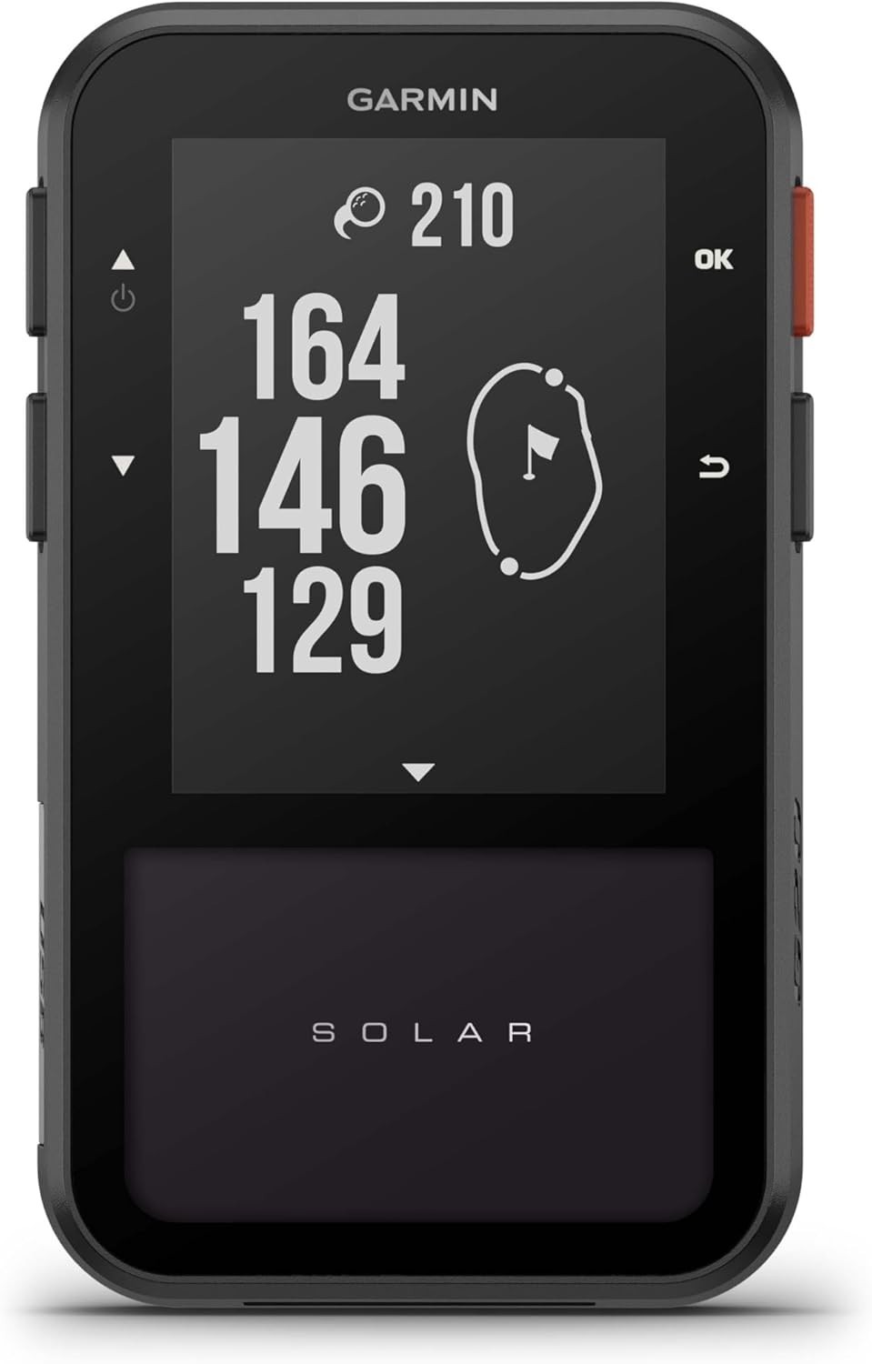 Garmin Approach® G20 Solar, GPS Golf Handheld with Solar Charging, Sunlight-Rea