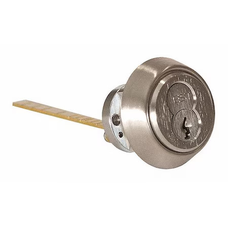 Best 12E72s2rp3626 Rim Cylinder, Satin Chrome, 7 Pins