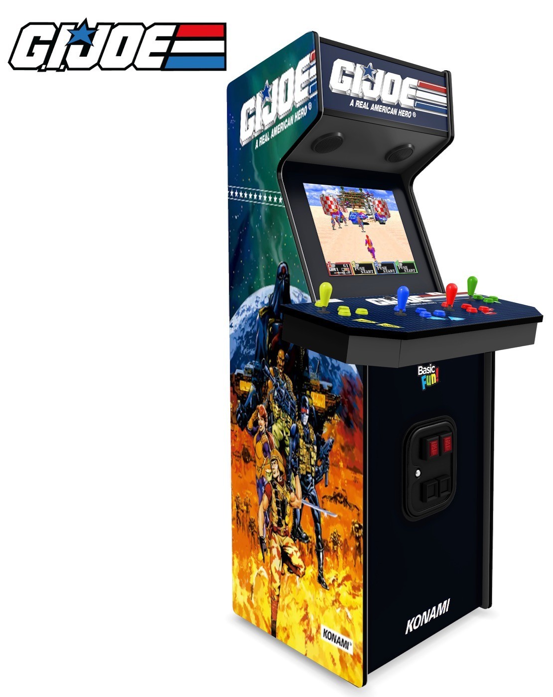 arcade 1 up xl Gi Joe art kit